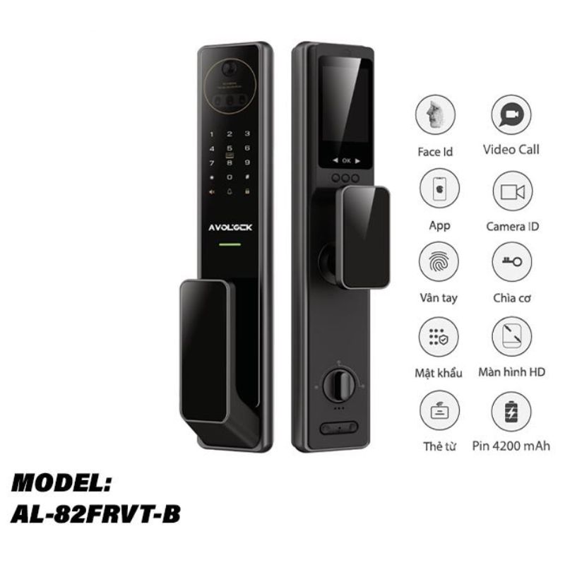 Khóa cửa điện tử Avolock AL-82FRVT-B Khóa cửa điện tử Avolock AL-82FRVT-B