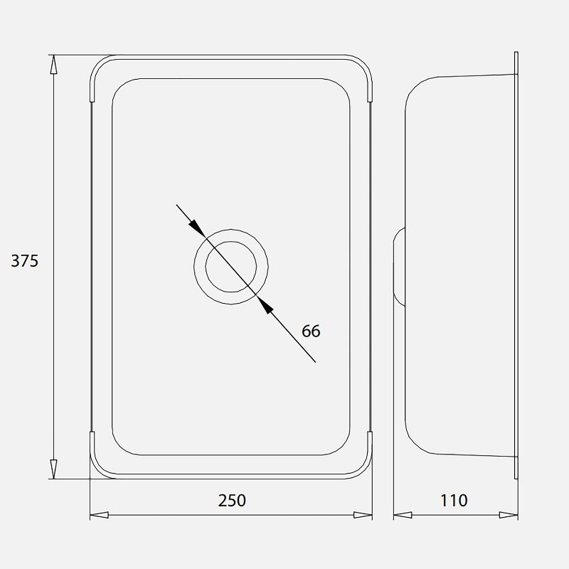 Kích thước chậu rửa nhỏ inox Kluger KSWB-401FB Kích thước chậu rửa nhỏ inox Kluger KSWB-401FB