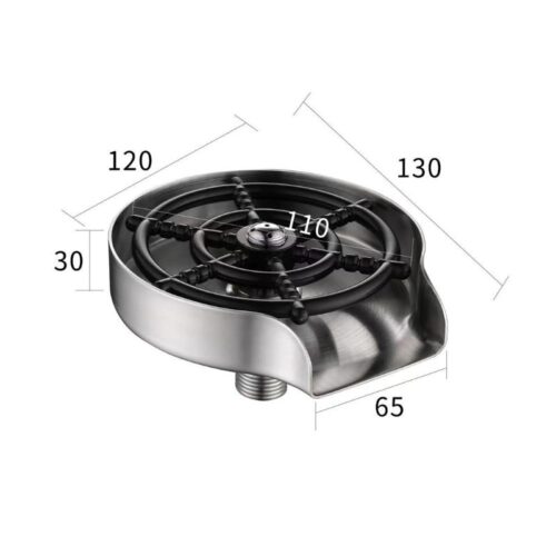 Dụng cụ rửa cốc Kluger X-3 2 Kích thước dụng cụ rửa cốc Kluger X-3