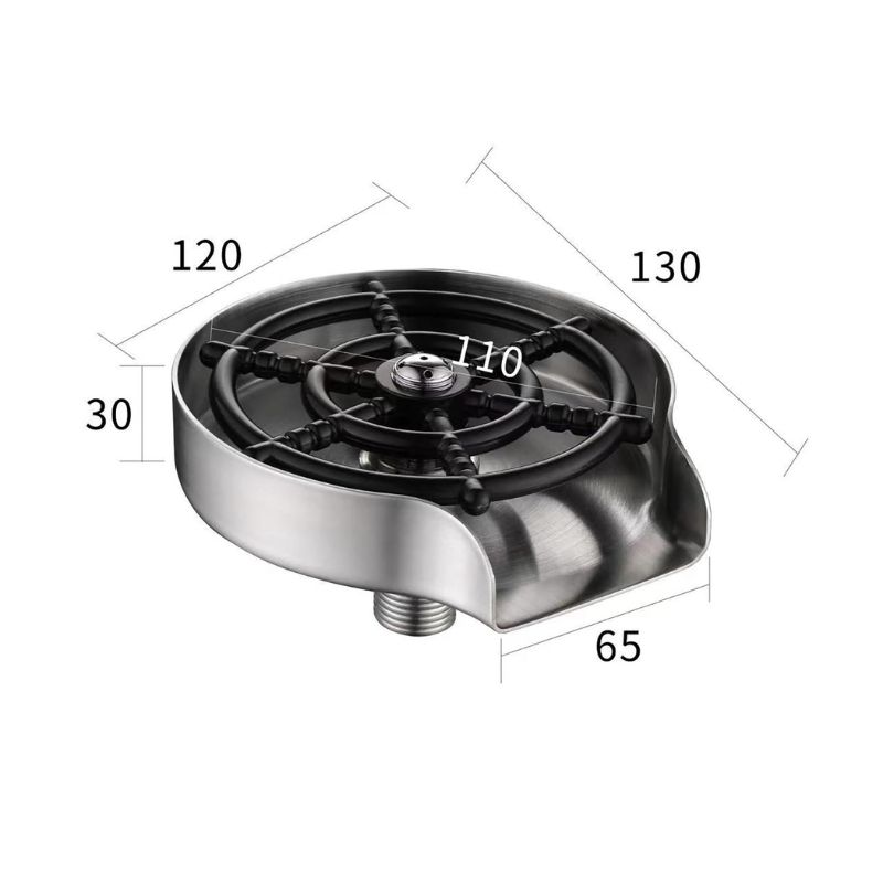 Kích thước dụng cụ rửa cốc Kluger X-3 Kích thước dụng cụ rửa cốc Kluger X-3