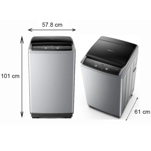Máy giặt Sharp 8.5kg ES-Y85HV-S cửa trên 3 Kích thước máy giặt Sharp 8.5kg ES-Y85HV-S cửa trên