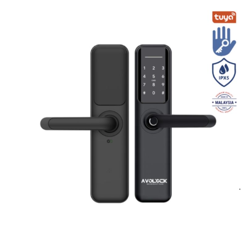 Khóa cửa vân tay Avolock AV-63-Black Khóa cửa vân tay Avolock AV-63-Black