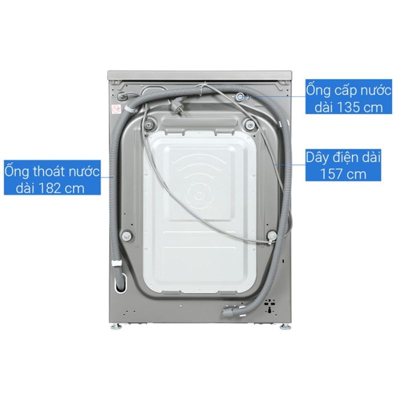 Mặt sau máy giặt LG 10 kg FV1410S4P ABWPEVN Mặt sau máy giặt LG 10 kg FV1410S4P ABWPEVN