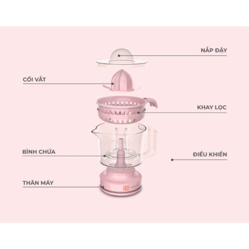 Máy vắt cam Hawonkoo OJH-001-PK 4 Thiết kế máy vắt cam Hawonkoo OJH-001-PK