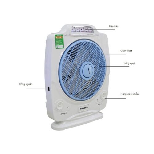 Quạt tích điện Tiross TS917 3 Thông số quạt tích điện Tiross TS917