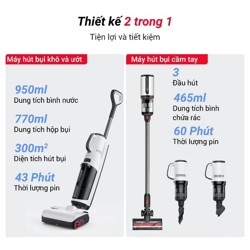 Ảnh máy hút bụi lau nhà Roborock Dyad Pro Combo Ảnh máy hút bụi lau nhà Roborock Dyad Pro Combo