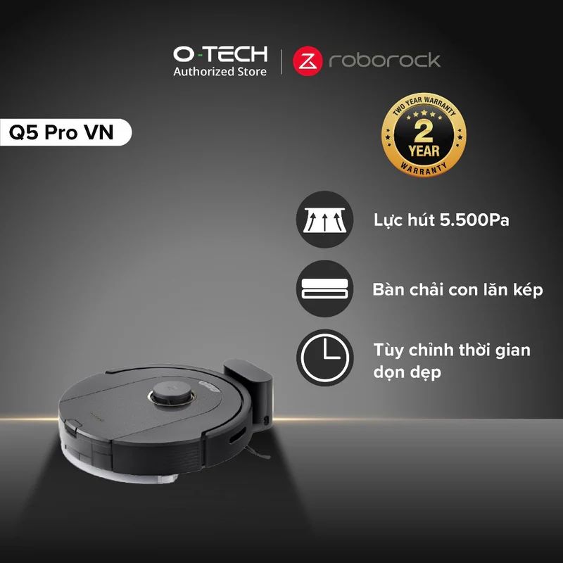 Ảnh robot hút bụi lau nhà Roborock Q5 Pro Plus Ảnh robot hút bụi lau nhà Roborock Q5 Pro Plus