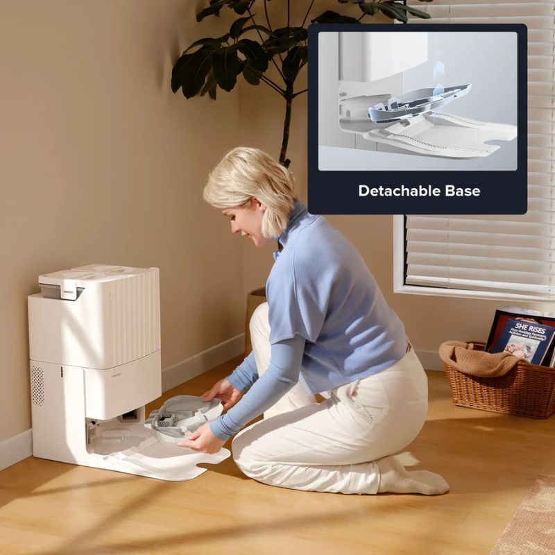 Ảnh thực tế robot hút bụi lau nhà Roborock Qrevo MaxV Ảnh thực tế robot hút bụi lau nhà Roborock Qrevo MaxV