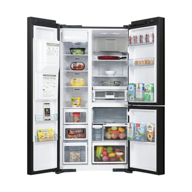 Ảnh tủ lạnh 3 cánh side by side 569 lít Hitachi MX800GVGV0 GBK Ảnh tủ lạnh 3 cánh side by side 569 lít Hitachi MX800GVGV0 GBK