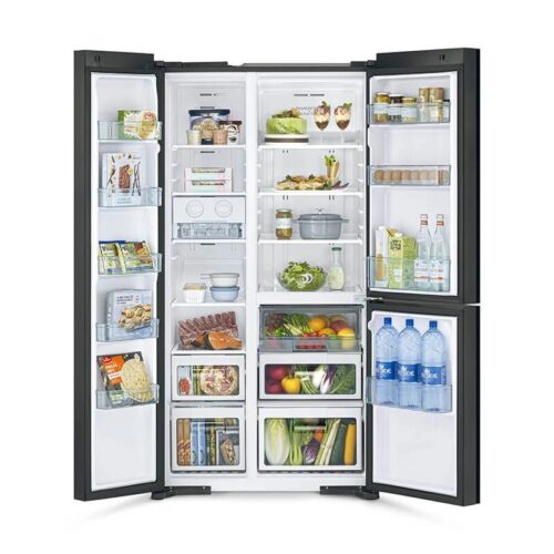 Tủ lạnh 3 cánh side by side 590 lít Hitachi M800PGV0 GBK 3 Ảnh tủ lạnh 3 cánh side by side 590 lít Hitachi M800PGV0 GBK