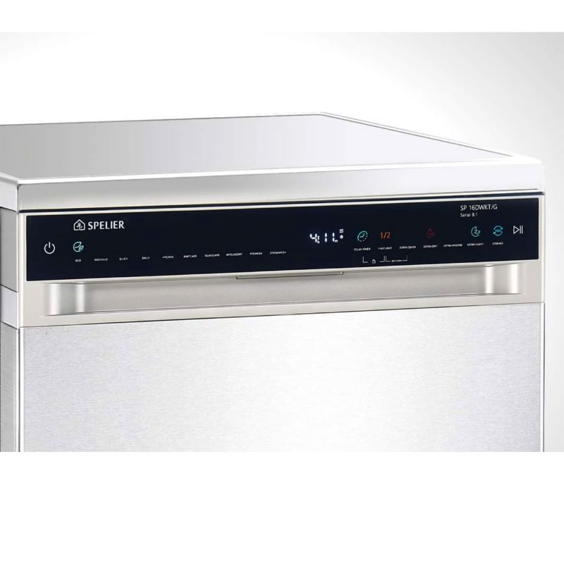Bảng điều khiển máy rửa bát độc lập Spelier SP 16DWKT/G Bảng điều khiển máy rửa bát độc lập Spelier SP 16DWKT/G