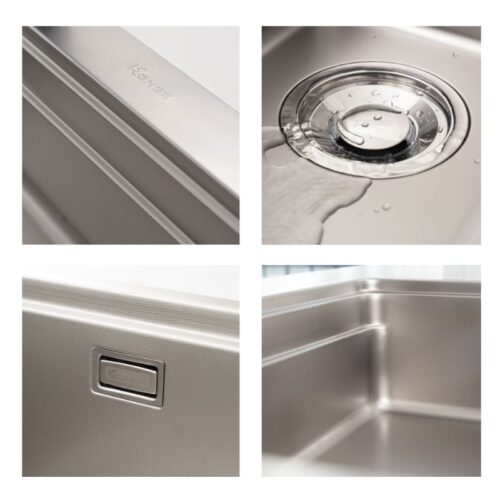 Chậu rửa bát inox 1 hố Konox Workstation Sink KN8048TS Dekor 6 Chi tiết chậu rửa bát inox 1 hố Konox Workstation Sink KN8048TS Dekor