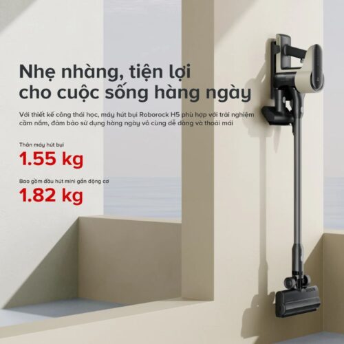 Máy hút bụi cầm tay không dây Roborock H5 6 Chi tiết máy hút bụi cầm tay không dây Roborock H5