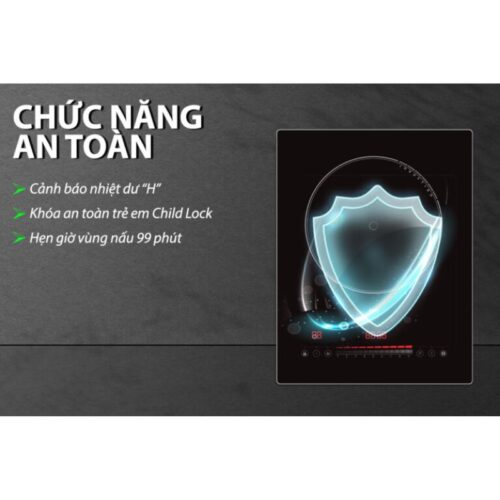 Bếp từ đơn Lorca TA 1018 PLus 5 Chức năng bếp từ đơn Lorca TA 1018 PLus