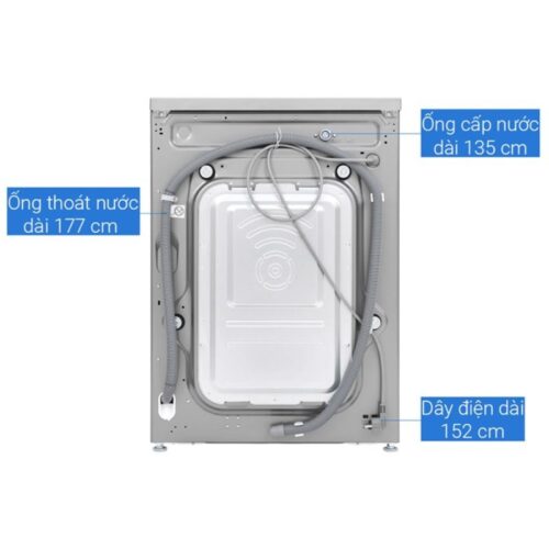 Máy giặt sấy LG giặt 9 kg – sấy 5 kg FV1409G4V 6 Mặt sau máy giặt sấy LG giặt 9 kg – sấy 5 kg FV1409G4V
