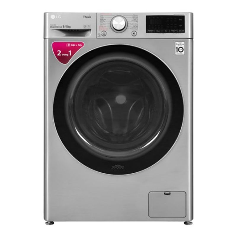 Máy giặt sấy LG giặt 9 kg – sấy 5 kg FV1409G4V Máy giặt sấy LG giặt 9 kg – sấy 5 kg FV1409G4V