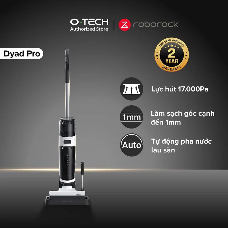 Tiện ích máy hút bụi lau nhà Roborock Dyad Pro Tiện ích máy hút bụi lau nhà Roborock Dyad Pro