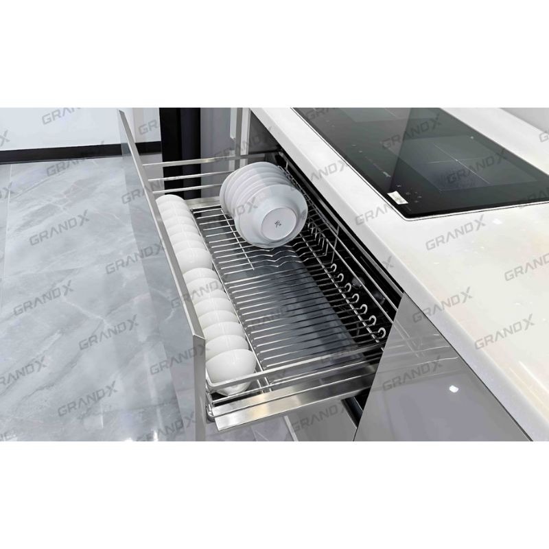 Ảnh giá bát đĩa nan Oval/SUS 304 GrandX XD.60M Ảnh giá bát đĩa nan Oval/SUS 304 GrandX XD.60M