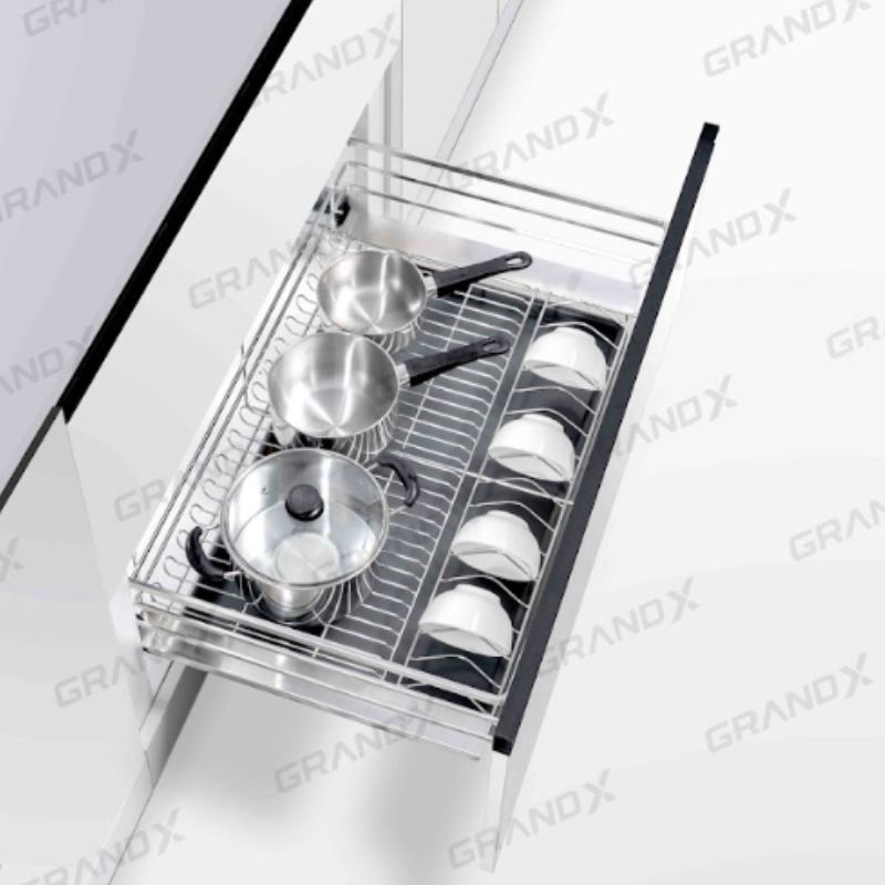 Ảnh giá xoong nồi Inox SUS304 nan dẹt GrandX XP.70S Ảnh giá xoong nồi Inox SUS304 nan dẹt GrandX XP.70S