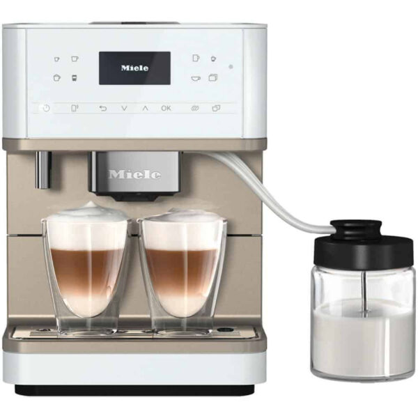 Máy pha cafe tự động Miele CM6360-White/CleanSteelMetallic Máy pha cafe tự động Miele CM6360-White/CleanSteelMetallic