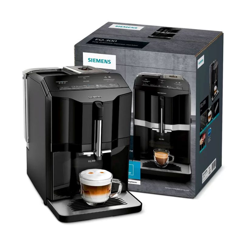 Ảnh máy pha cafe tự động Siemens TI35A509DE EQ.300 Black Ảnh máy pha cafe tự động Siemens TI35A509DE EQ.300 Black