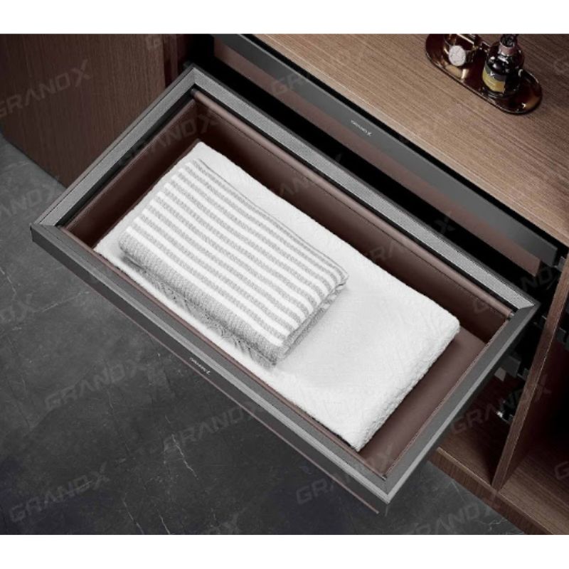 Ảnh ngăn kéo đựng quần áo bọc da cao cấp GrandX XM.90A Ảnh ngăn kéo đựng quần áo bọc da cao cấp GrandX XM.90A