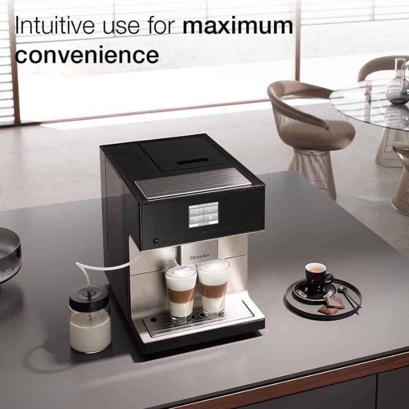 Ảnh thực máy pha cafe tự động Miele CM7550-Black Ảnh thực máy pha cafe tự động Miele CM7550-Black