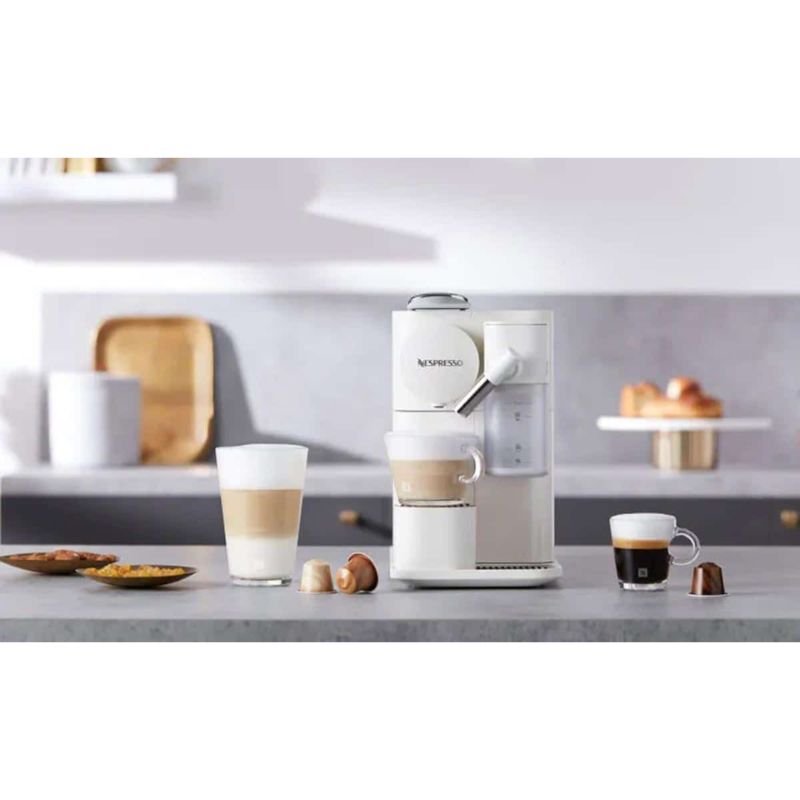 Ảnh thực tế máy pha cafe viên nén DeLonghi EN510.W Lattissima One Ảnh thực tế máy pha cafe viên nén DeLonghi EN510.W Lattissima One