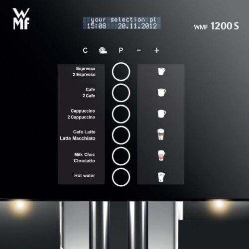 Máy pha cafe chuyên nghiệp WMF 1200 S 4 Bảng điều khiển máy pha cafe chuyên nghiệp WMF 1200 S