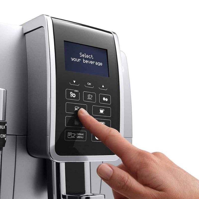 Chế độ máy pha cafe DeLonghi Dinamica ECAM 350.35.SB che do may pha cafe delonghi dinamica ecam 350.35.sb