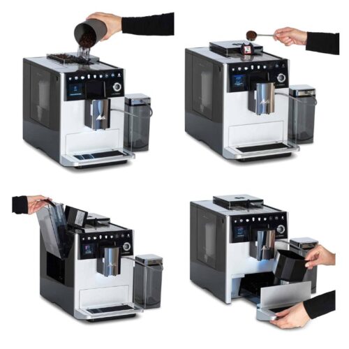 Máy pha cafe tự động Melitta Latte Select Silver 2 Chi tiết máy pha cafe tự động Melitta Latte Select Silver