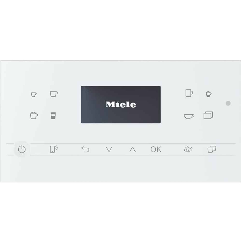 Bảng điều khiển máy pha cafe tự động Miele CM6360-White/CleanSteelMetallic Bảng điều khiển máy pha cafe tự động Miele CM6360-White/CleanSteelMetallic