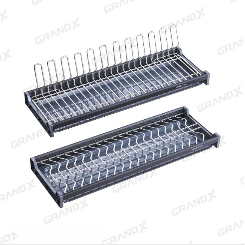 Giá bát đĩa cố định nan Oval SUS304 Grandx XF.60M Giá bát đĩa cố định nan Oval SUS304 Grandx XF.60M