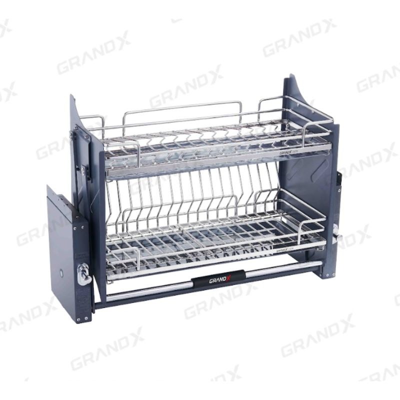 Giá bát đĩa nâng hạ nan Oval SUS304 Grandx XL.60M Giá bát đĩa nâng hạ nan Oval SUS304 Grandx XL.60M