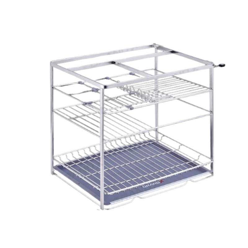 Giá đựng chai lọ gia vị nan dẹt GrandX XS.35S Giá đựng chai lọ gia vị nan dẹt GrandX XS.35S