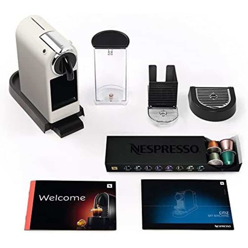 Hình ảnh máy pha cafe viên nén DeLonghi EN167.W Citiz Hình ảnh máy pha cafe viên nén DeLonghi EN167.W Citiz