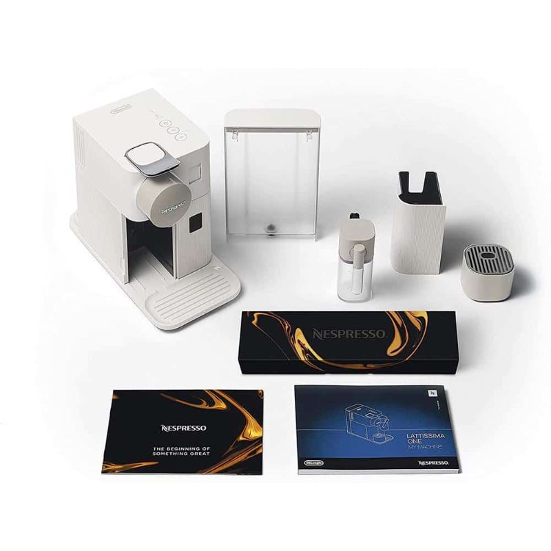Hình ảnh máy pha cafe viên nén DeLonghi EN510.W Lattissima One Hình ảnh máy pha cafe viên nén DeLonghi EN510.W Lattissima One
