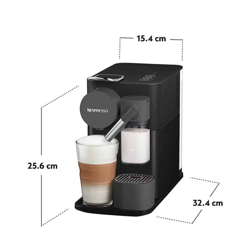 Kích thước máy pha cafe viên nén DeLonghi EN510.B Lattissima One Kích thước máy pha cafe viên nén DeLonghi EN510.B Lattissima One