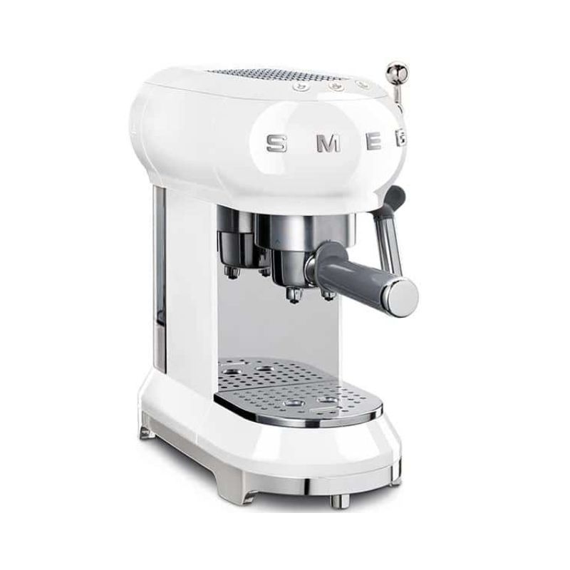 Máy pha cafe bán tự động Smeg ECF01WHEU White Máy pha cafe bán tự động Smeg ECF01WHEU White
