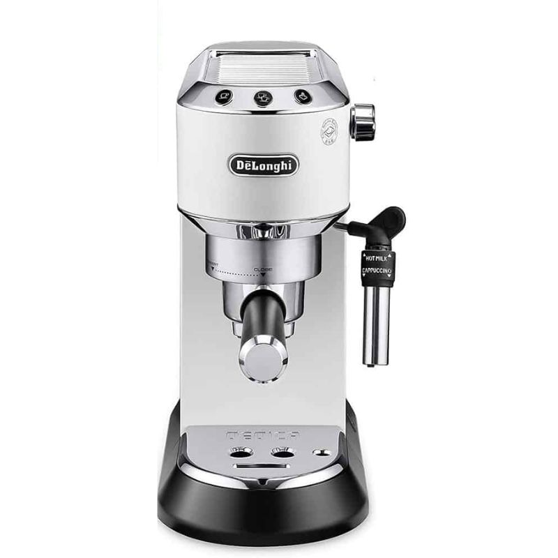Máy pha cafe thủ công DeLonghi EC685.W Dedica Style Máy pha cafe thủ công DeLonghi EC685.W Dedica Style