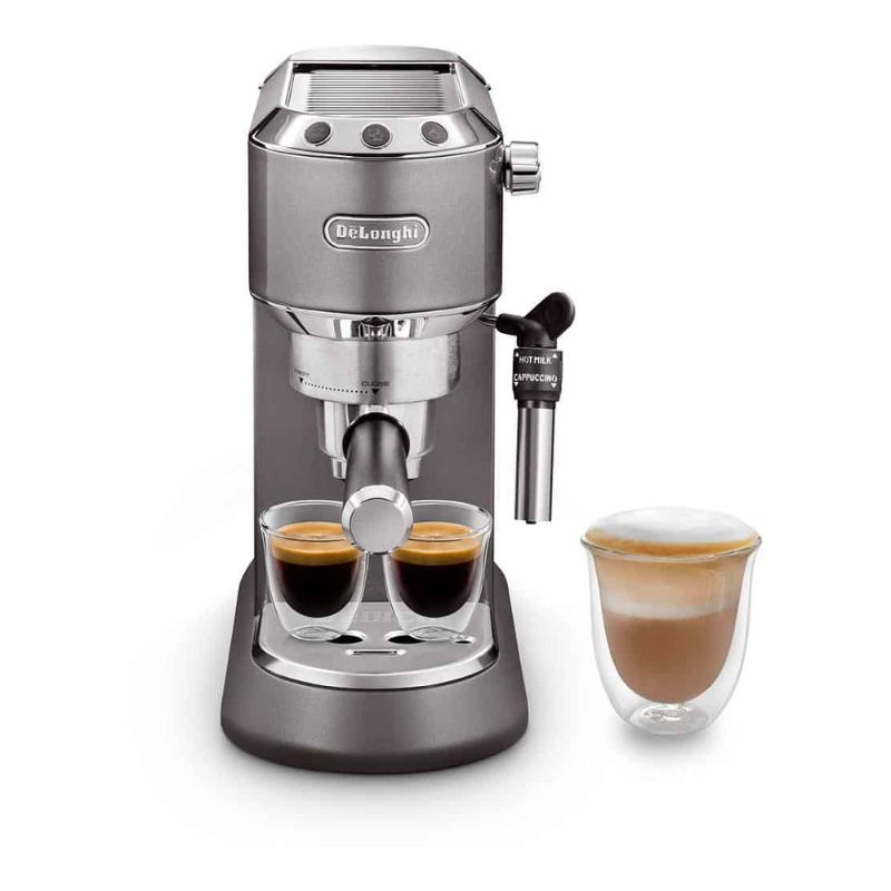Máy pha cafe thủ công DeLonghi EC785.GY Dedica Metallics Máy pha cafe thủ công DeLonghi EC785.GY Dedica Metallics