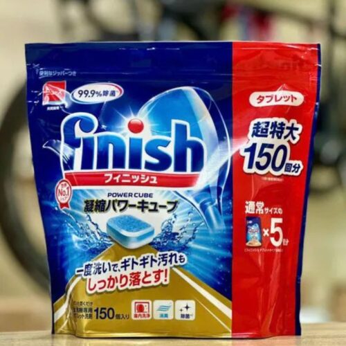 Viên rửa bát Finish Nhật túi 150 viên 3 anh vien rua bat finish nhat tui 150 vien