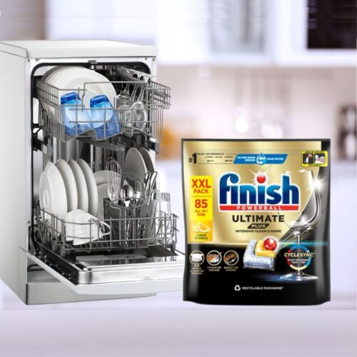 Viên rửa bát Finish Ultimate Plus túi 85 viên 3 anh vien rua bat finish ultimate plus tui 85 vien