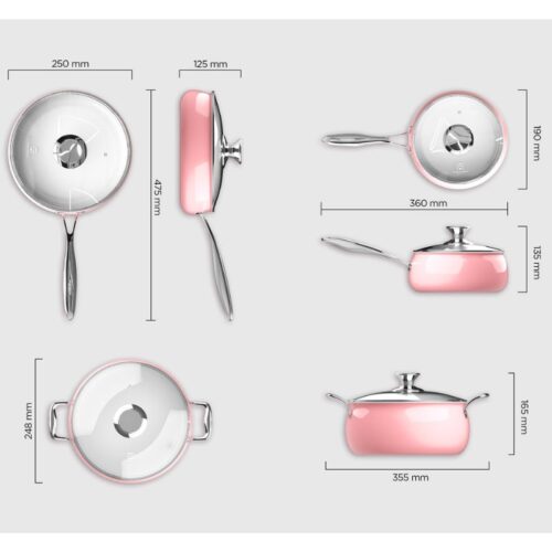 Bộ nồi Hawonkoo CWH-070-PK 4 chi tiet bo noi hawonkoo cwh 070 pk