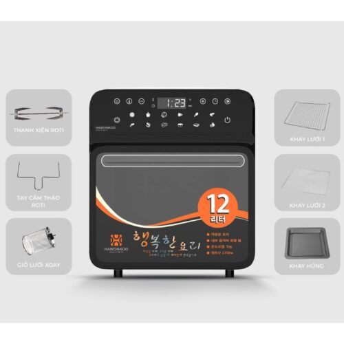 Nồi chiên không dầu Hawonkoo AFH-128-W 3 chi tiet noi chien khong dau hawonkoo afh 128