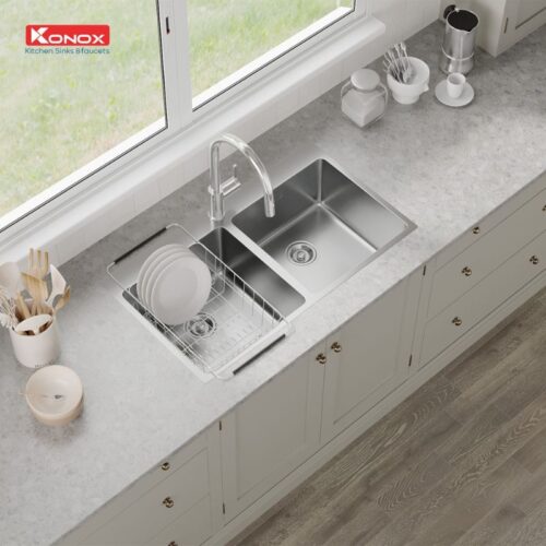 Chậu rửa bát Konox Unico 8850 3 Ảnh chậu rửa bát Konox Unico 8850