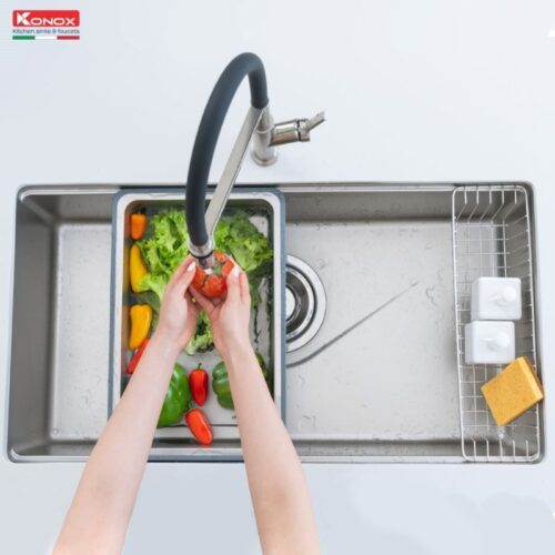 Chậu rửa mini Konox CD TariR16 3 Ảnh thực tế chậu rửa mini Konox CD TariR16
