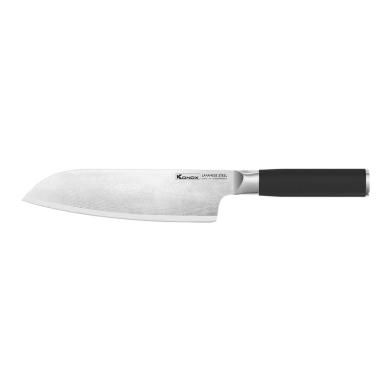Dao đa năng thép Nhật Konox Damascus Eiko Series 7″ Santoku Dao đa năng thép Nhật Konox Damascus Eiko Series 7″ Santoku