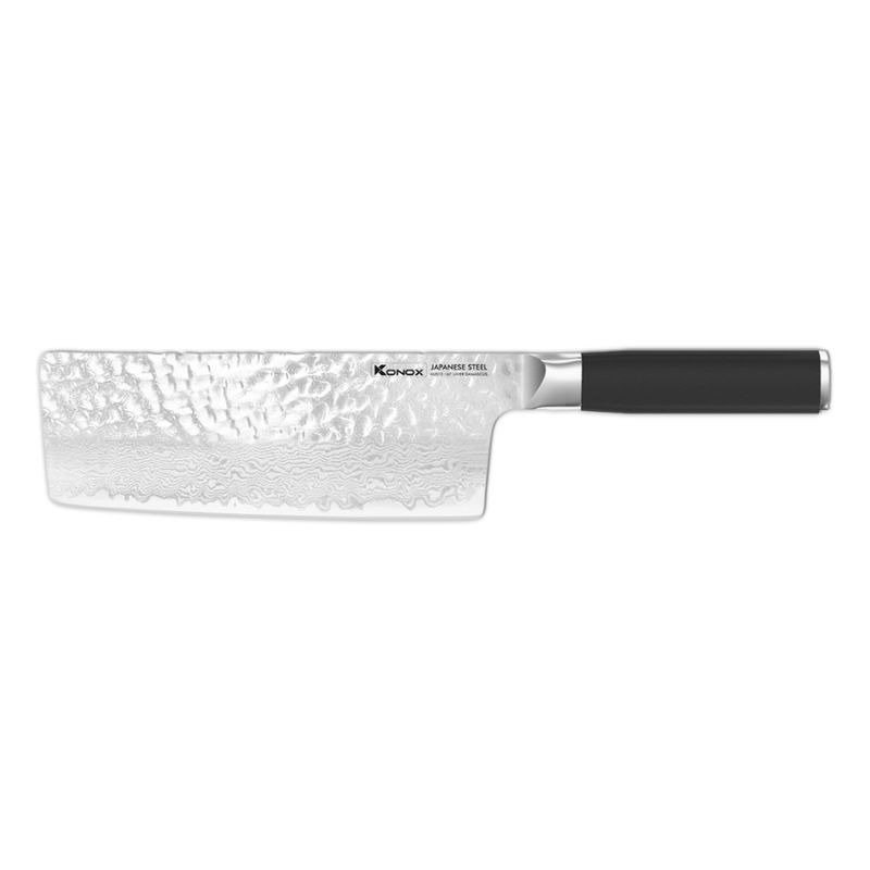 Dao thái thép Nhật Konox Damascus Eiko Series 7″ Chopper Dao thái thép Nhật Konox Damascus Eiko Series 7″ Chopper