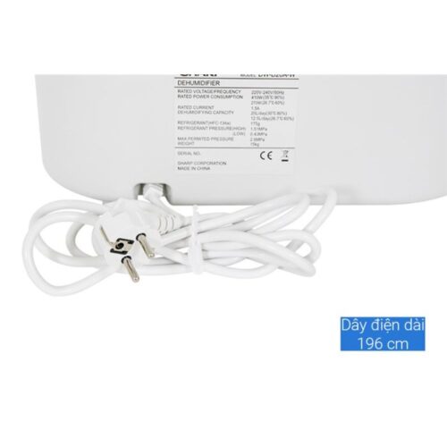 Máy hút ẩm Sharp DW-D20A-W 5 Dây điện máy hút ẩm Sharp DW-D20A-W